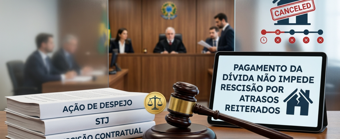Ação de Despejo: STJ Decide que Pagamento da Dívida Não Impede Rescisão Contratual em Caso de Atrasos Reiterados