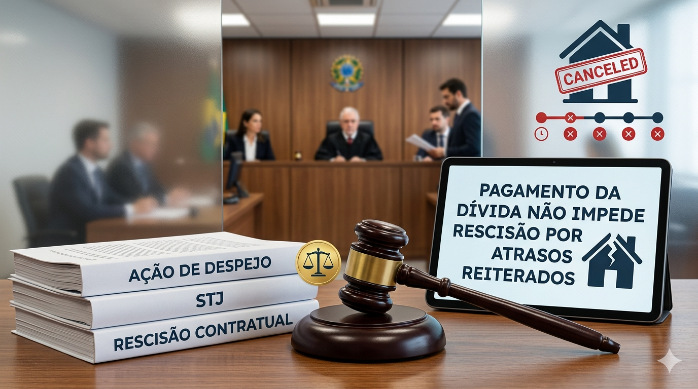 Ação de Despejo: STJ Decide que Pagamento da Dívida Não Impede Rescisão Contratual em Caso de Atrasos Reiterados