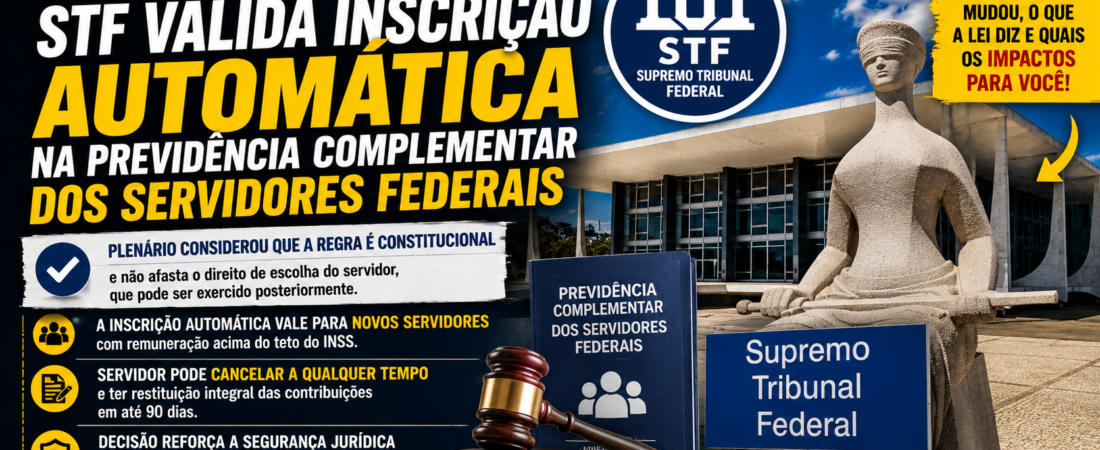 Inscrição automática na previdência complementar (Lei 13.183/2015)