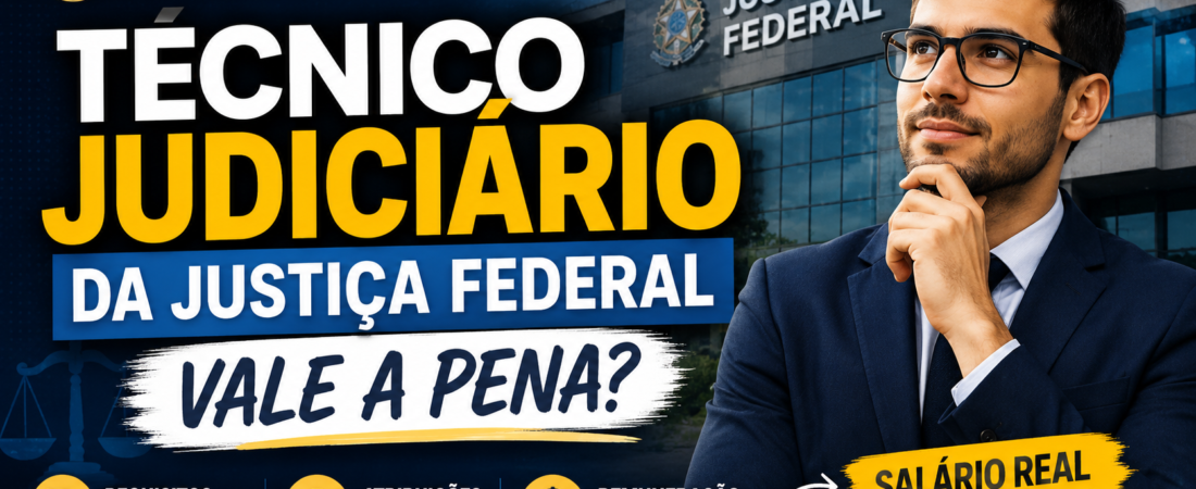 Carreiras Jurídicas: Técnico Judiciário da Justiça Federal – Vale a Pena?