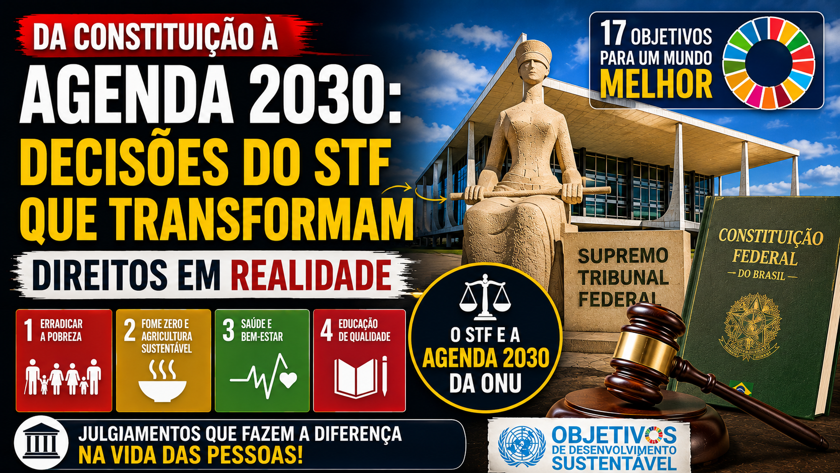 Agenda 2030: 8 Decisões do STF que Transformam Direitos Fundamentais em Realidade no Brasil