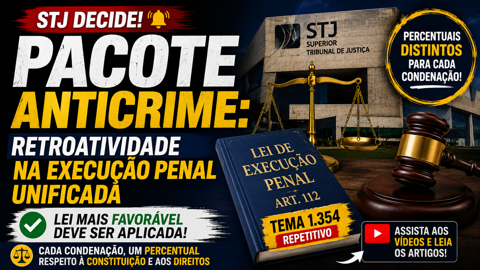 Pacote Anticrime: 7 Impactos da Decisão do STJ sobre a Retroatividade na Execução Penal Unificada