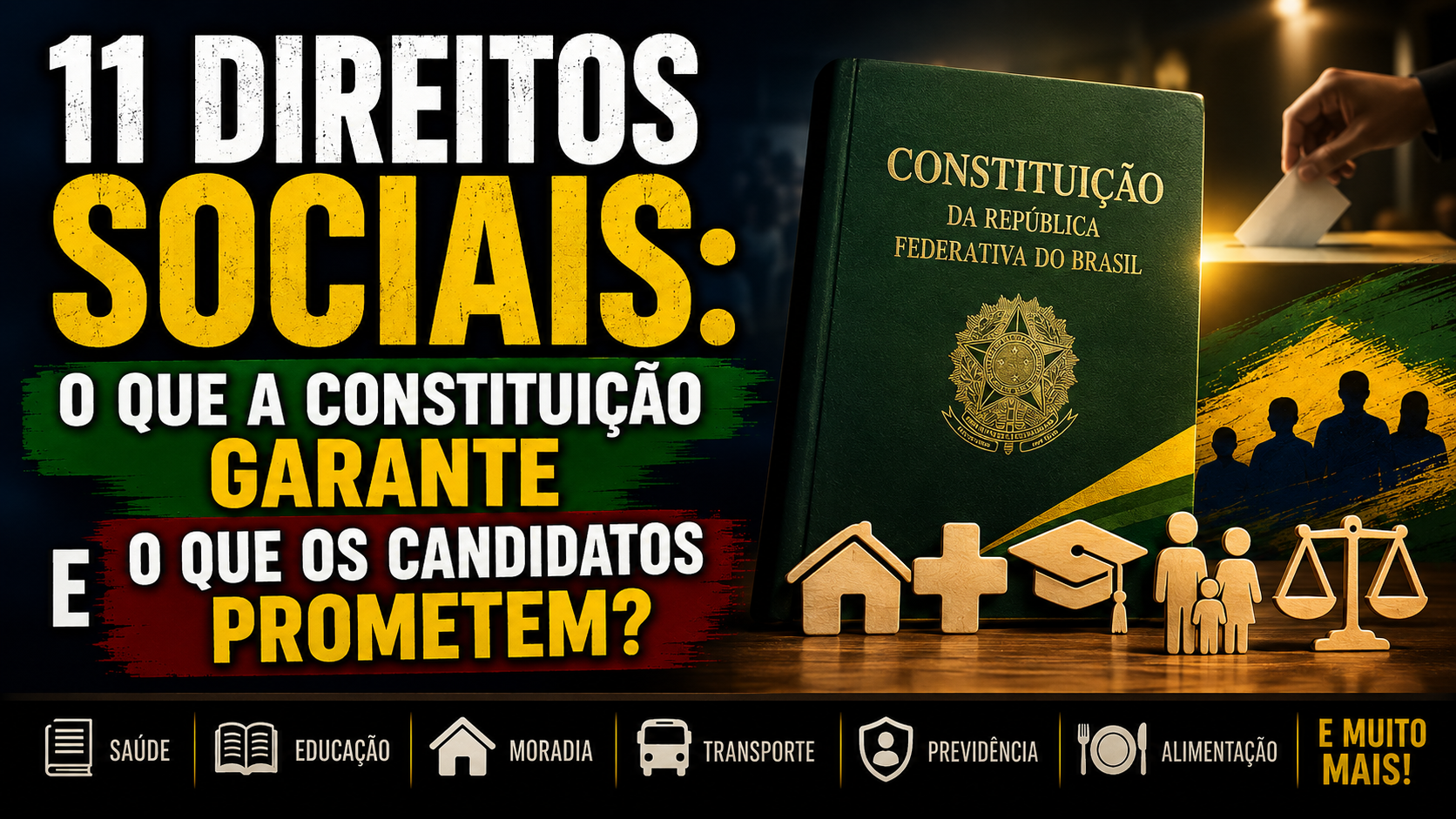 11 direitos sociais: o que a Constituição garante e o que os candidatos prometem?
