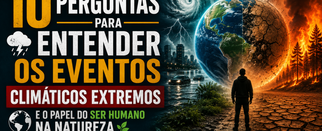10 Perguntas para Entender os Eventos Climáticos Extremos e o Papel do Ser Humano na Natureza