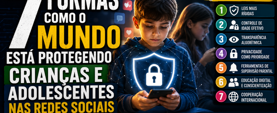 7 formas como o mundo está protegendo crianças e adolescentes nas redes sociais