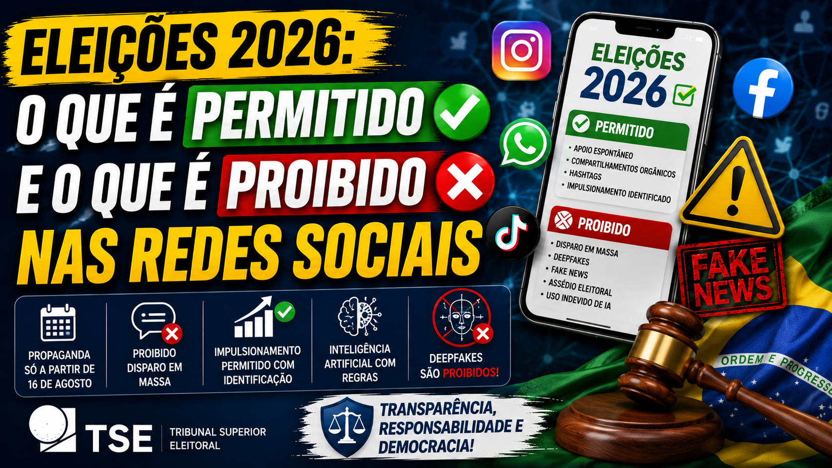 10 Regras das Eleições 2026 nas Redes Sociais que Todo Eleitor e Candidato Precisa Conhecer